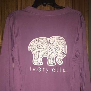 Adorable Ivory Ella purple shirt! FOR SALE! 